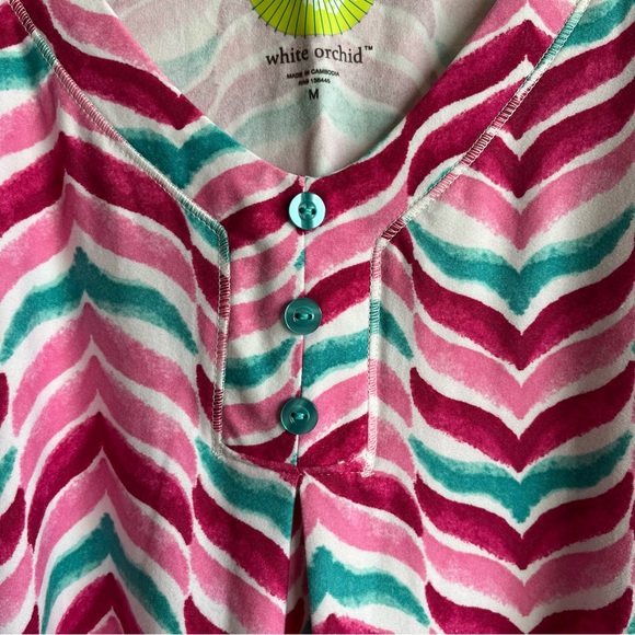 White Orchid Night Gown Sz M - Picture 4 of 7